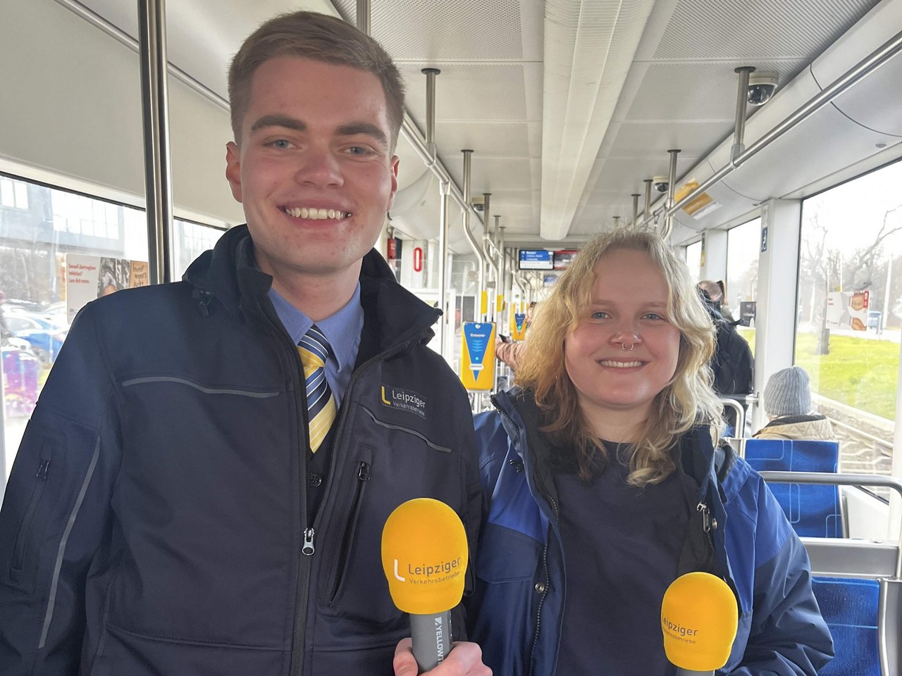 Helenn Eichelbaum und Lucas Popp im Gespräch