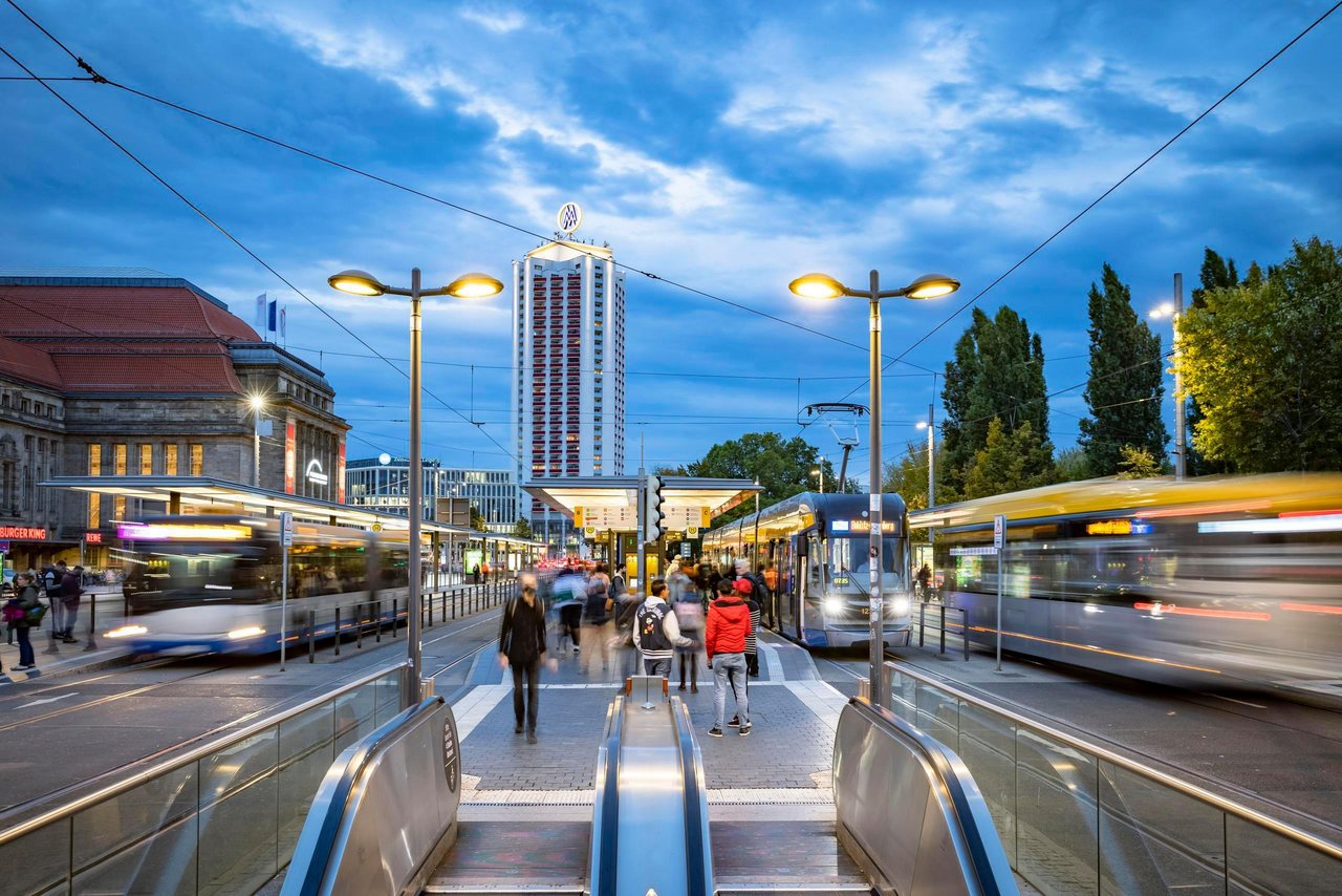 Impression des Leipziger Hauptbahnhof