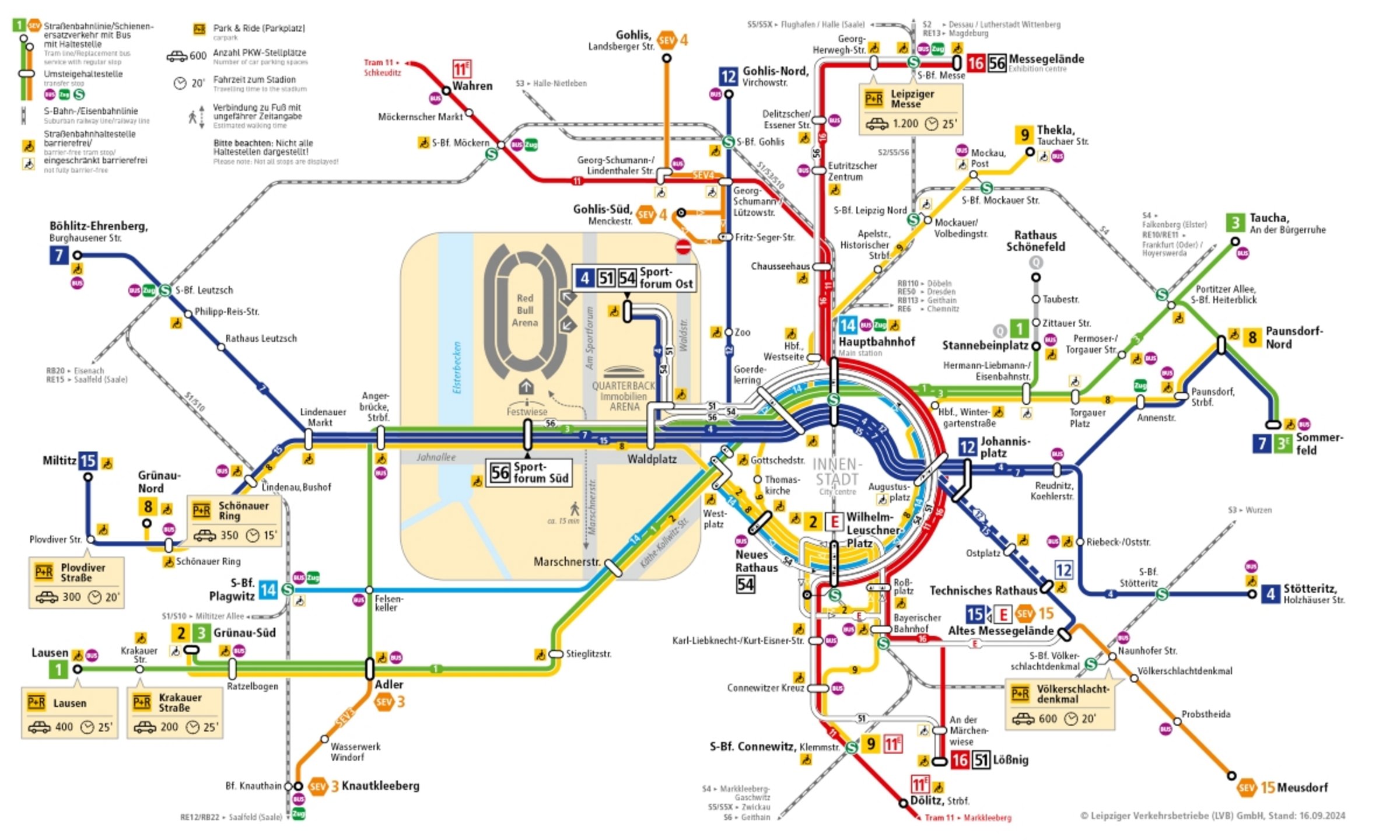 Veranstaltungsnetzplan gültig ab 16. September 2024